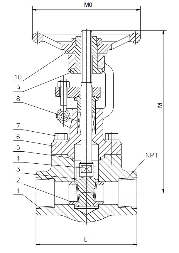 class-800-forged-steel-gate-valve